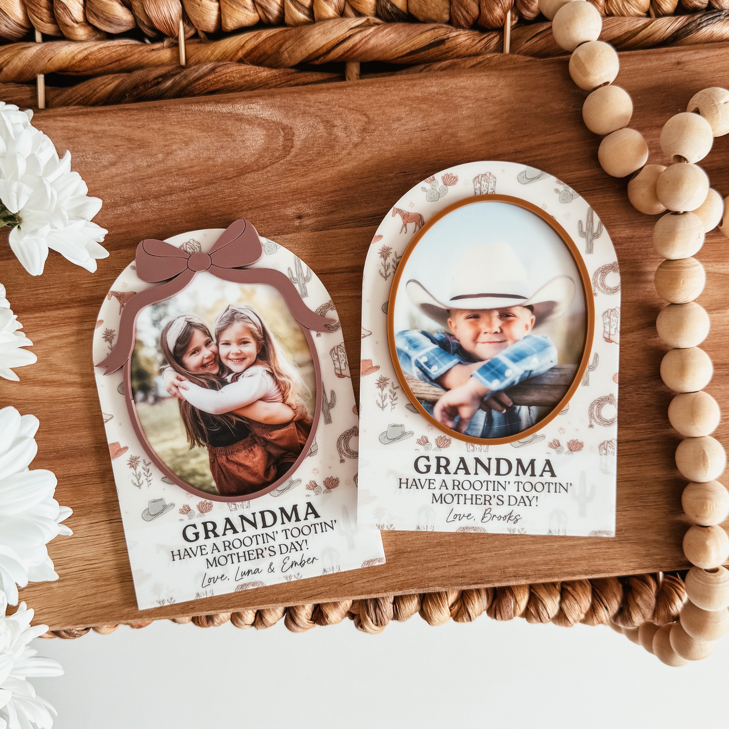 Printed Pattern Arch Photo Magnet (Multiple Styles)