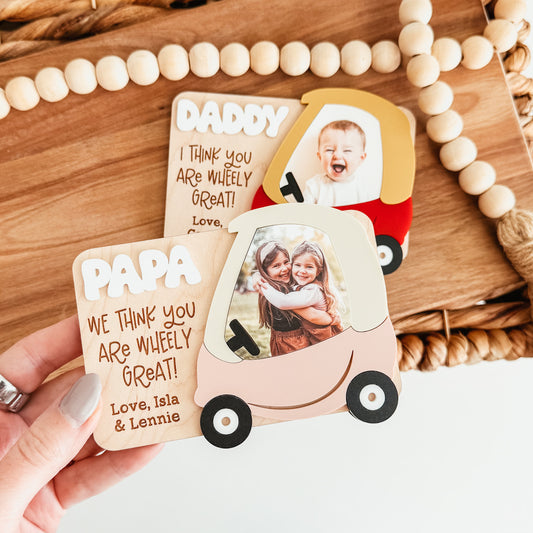 Wheely Great Car Photo Magnet