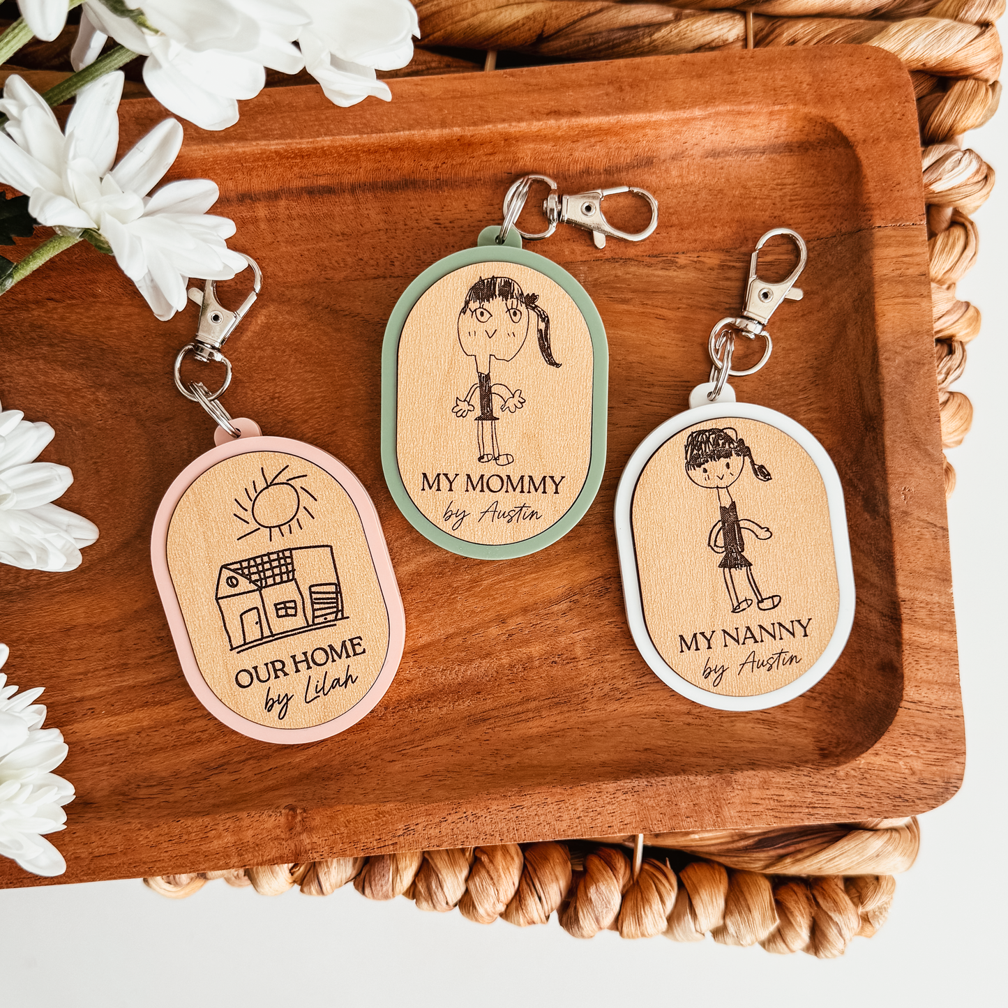 Kid's Drawing Keychain