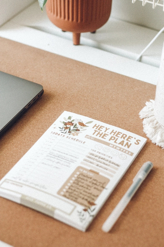 Here's The Plan Notepad