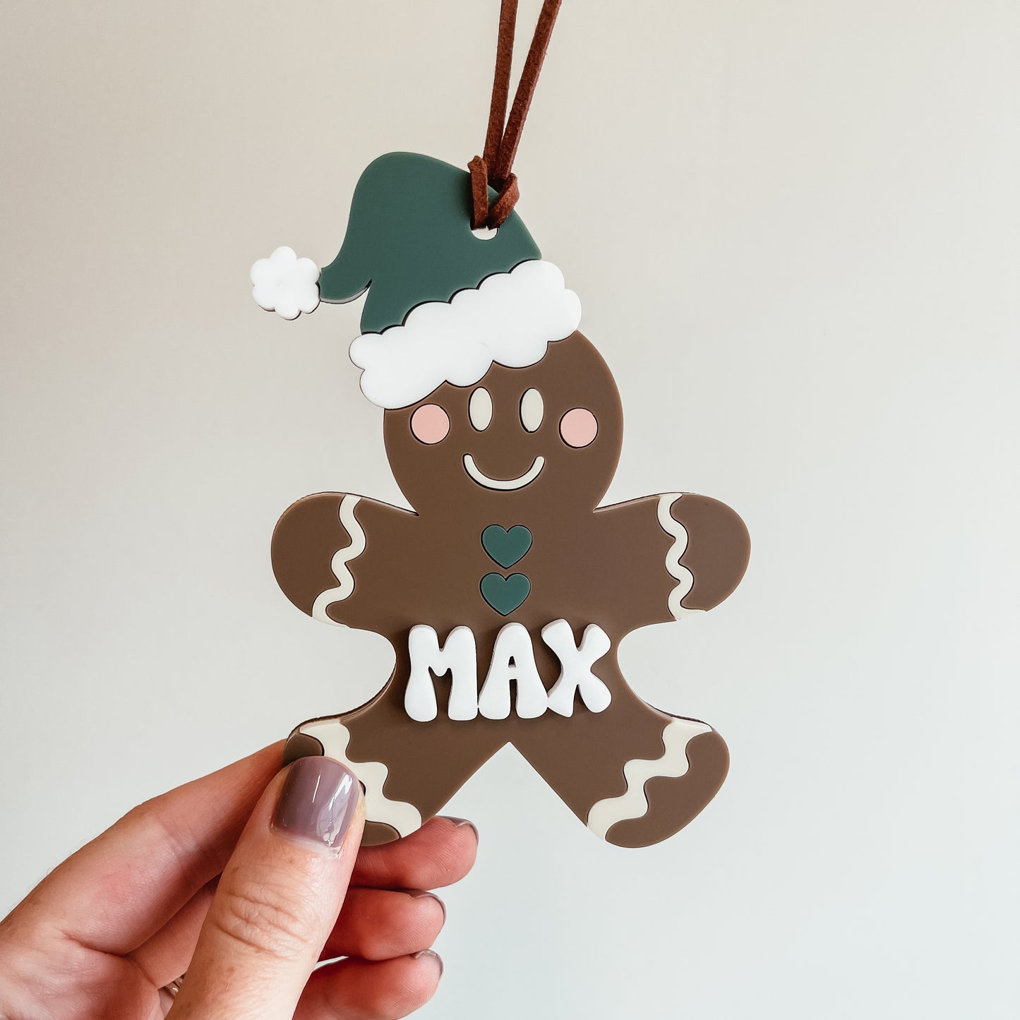Gingerbread Cookie Stocking Tag