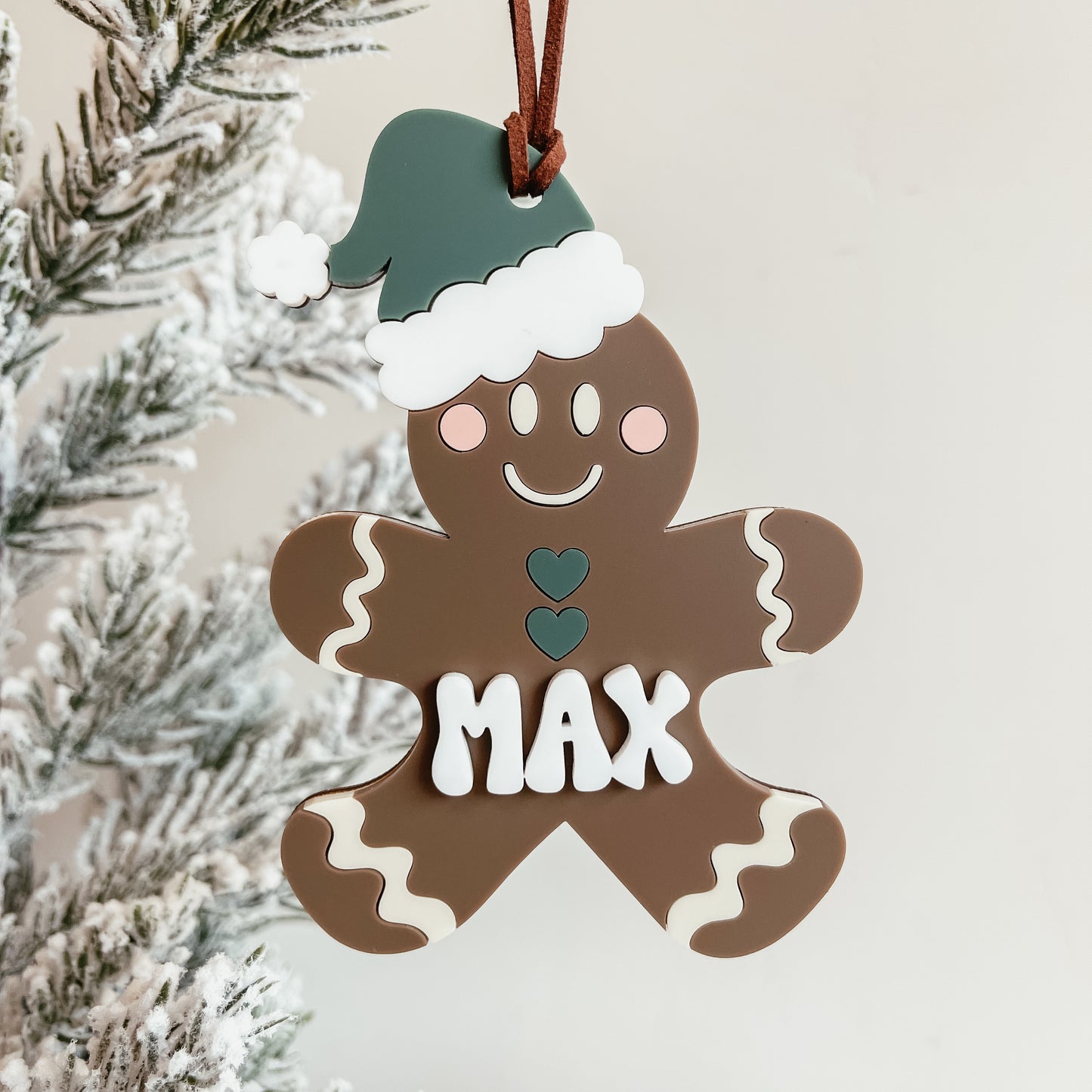 Gingerbread Cookie Stocking Tag