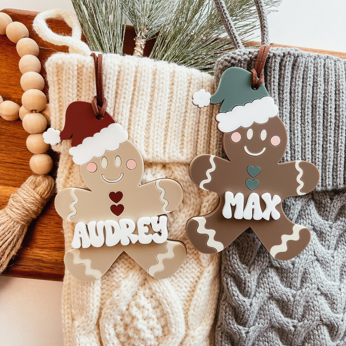 Gingerbread Cookie Stocking Tag