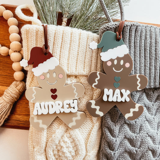 Gingerbread Cookie Stocking Tag