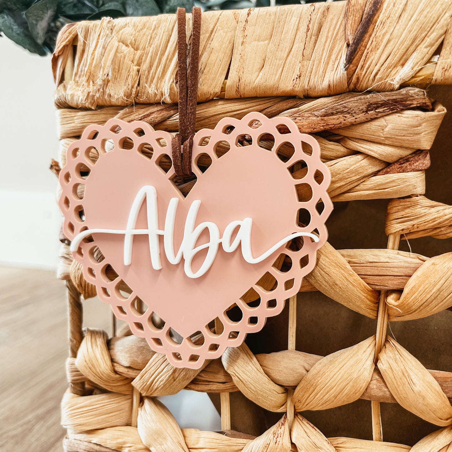 3D Scallop Heart Tag