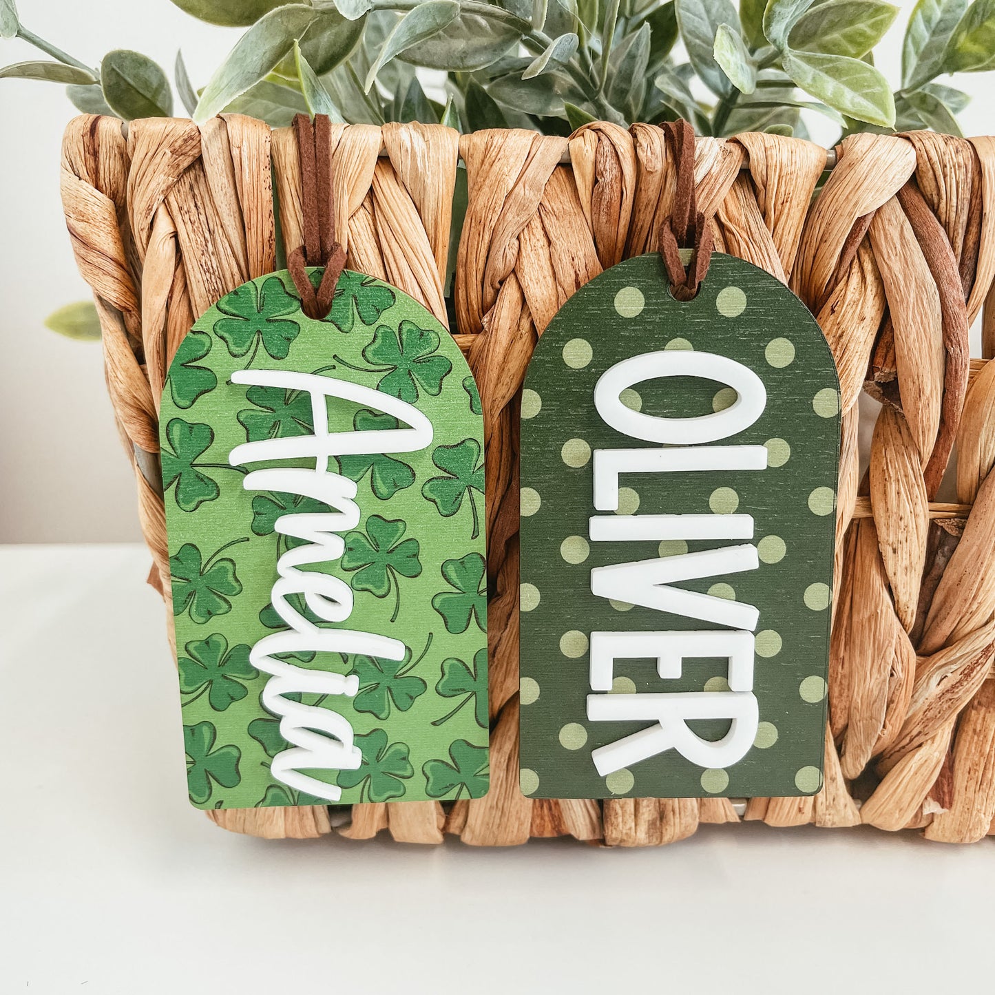 3D St. Patrick's Day Tag
