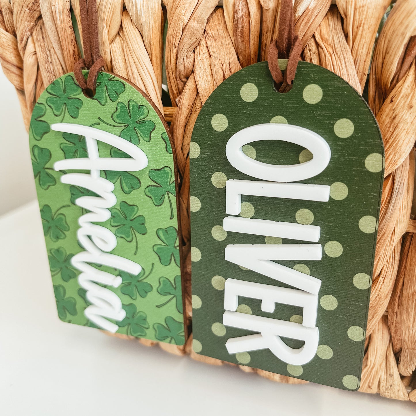 3D St. Patrick's Day Tag