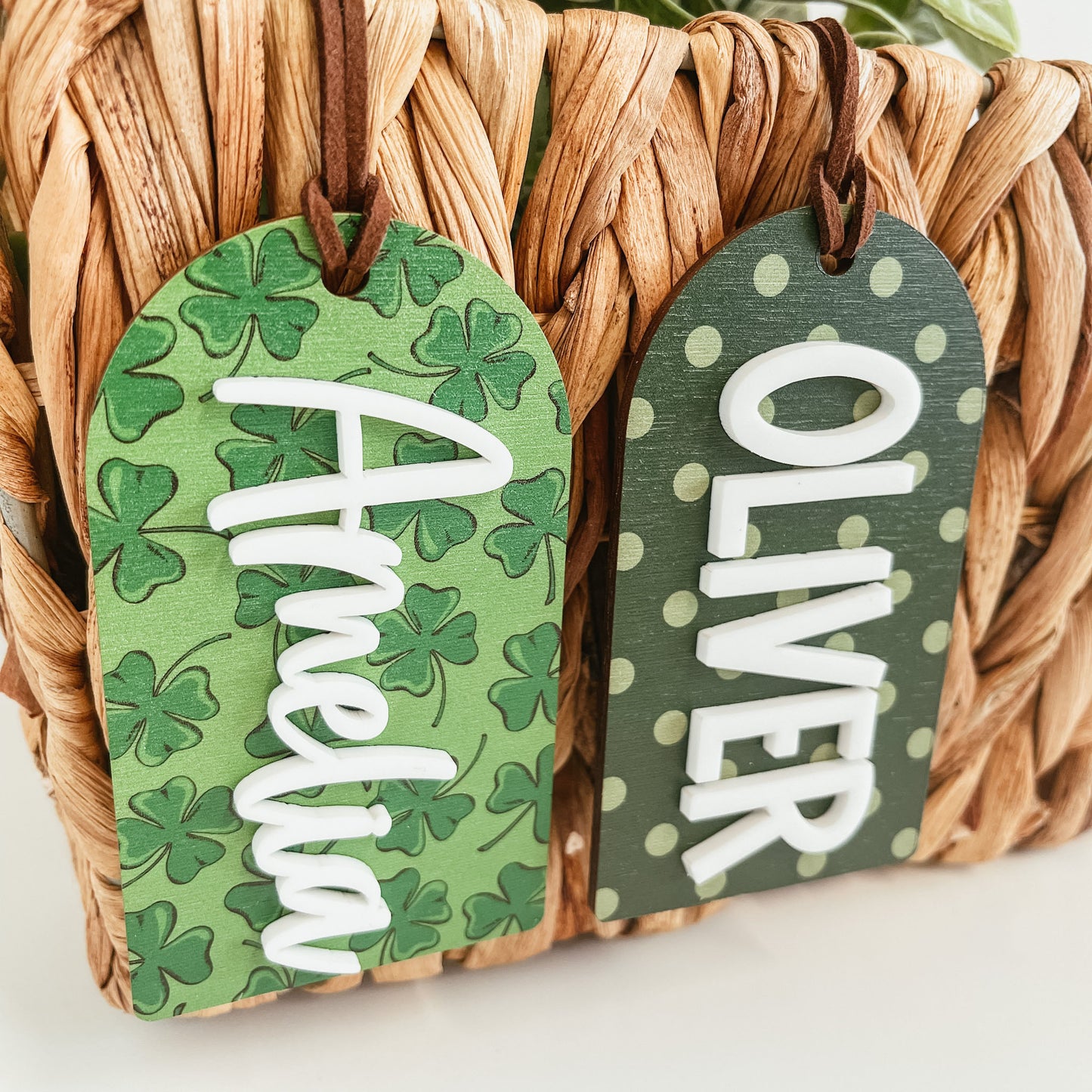 3D St. Patrick's Day Tag