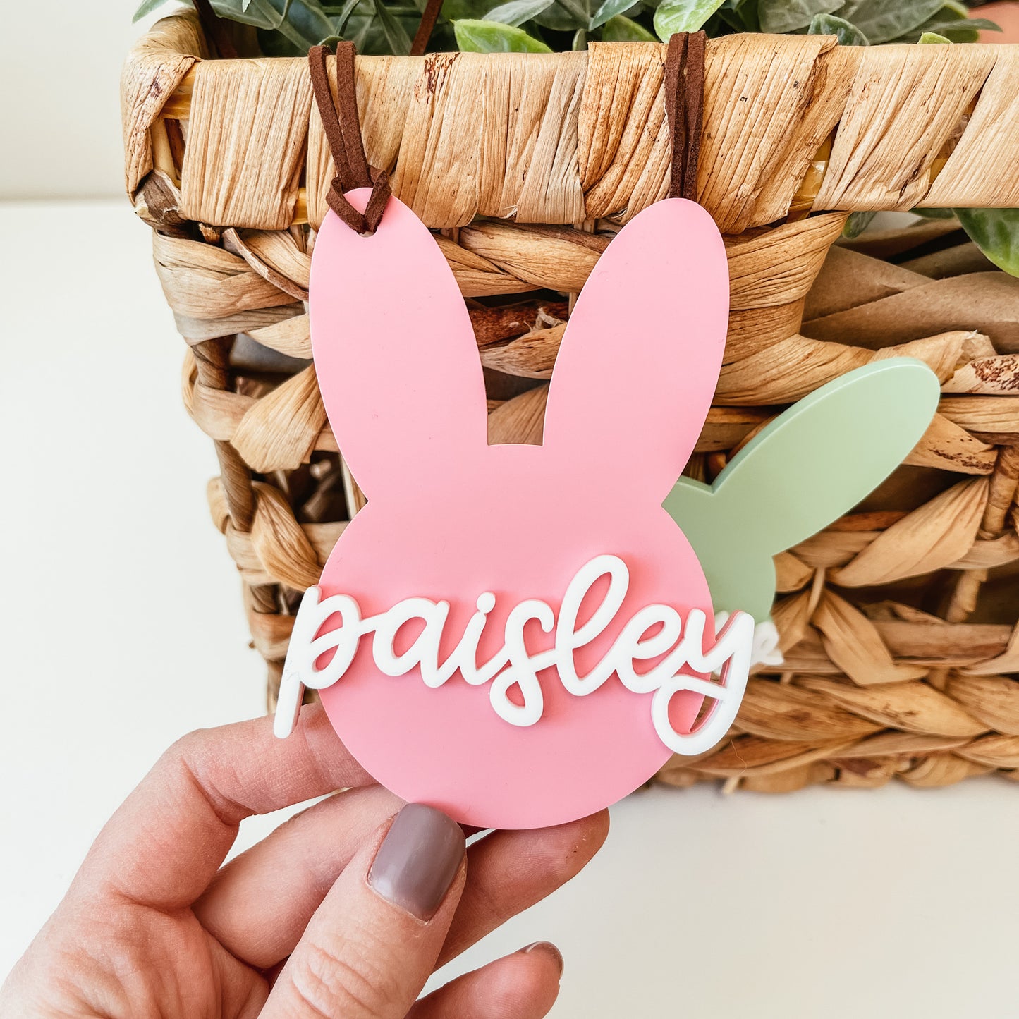 3D Acrylic Bunny Tag