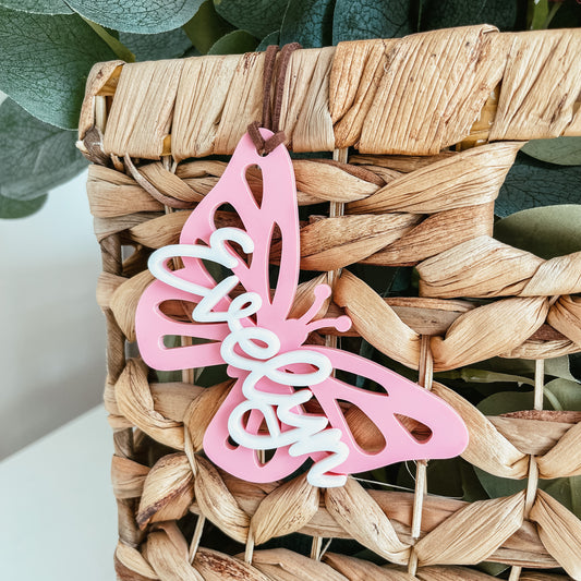 3D Acrylic Butterfly Tag