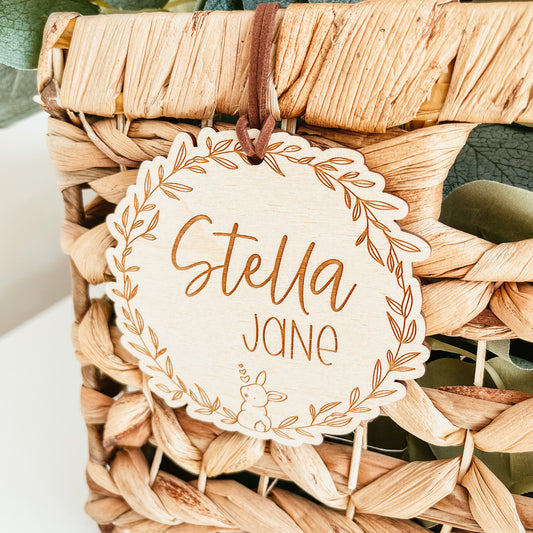 Bunny Wreath Tag