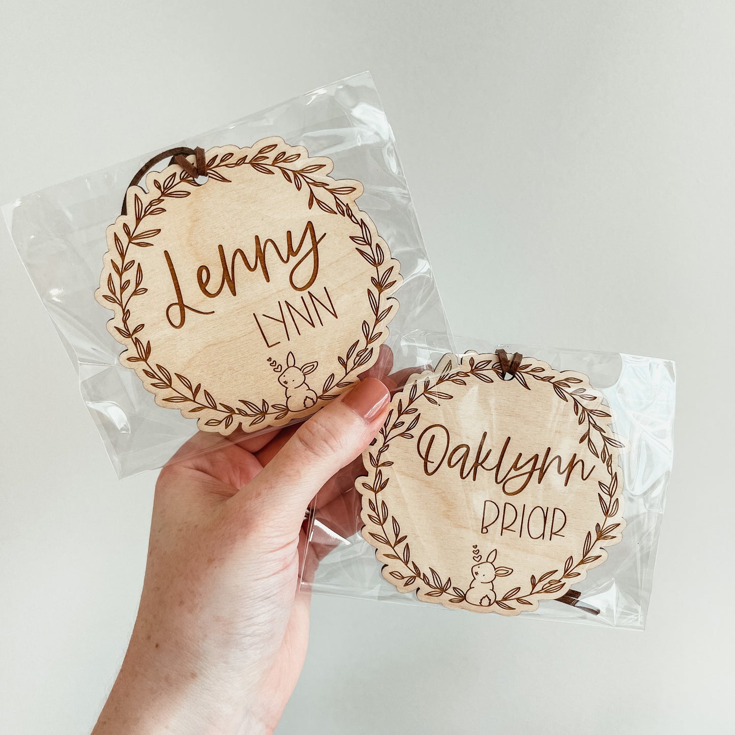 Bunny Wreath Tag