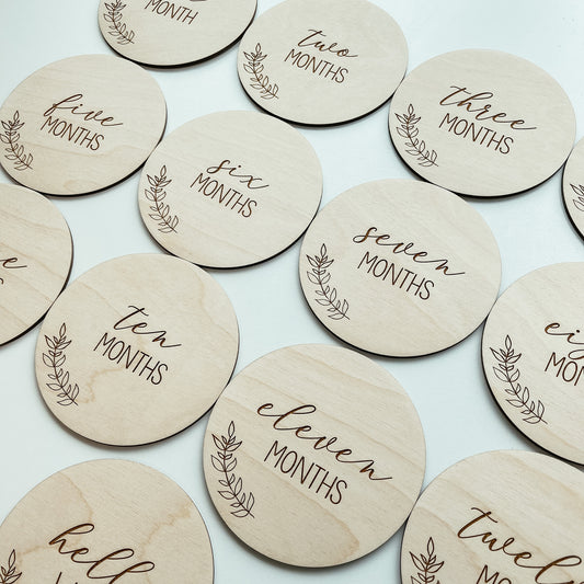 Engraved Milestone Set