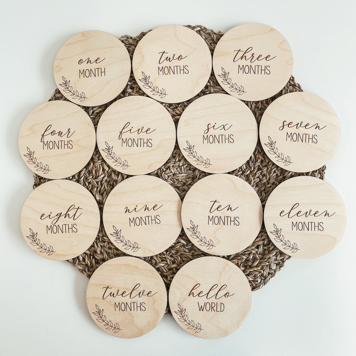 Engraved Milestone Set