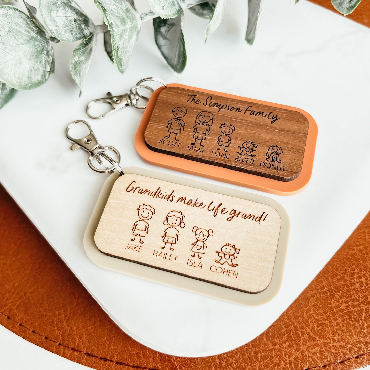 Custom Family Keychain