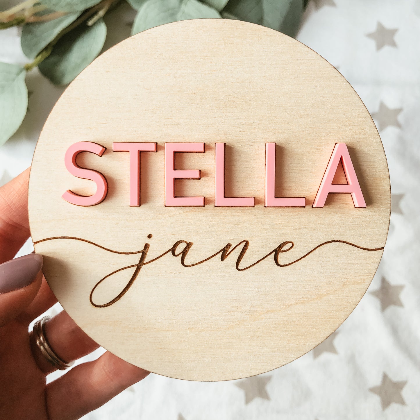 Baby Birth Announcement Sign - 3D Original