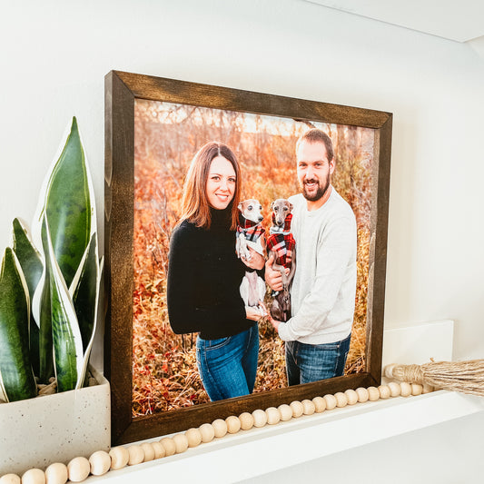Framed Photo Sign