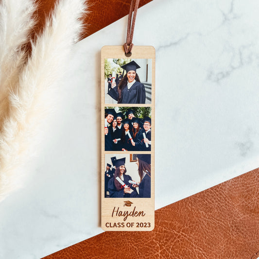 Custom Grad Photo Bookmark