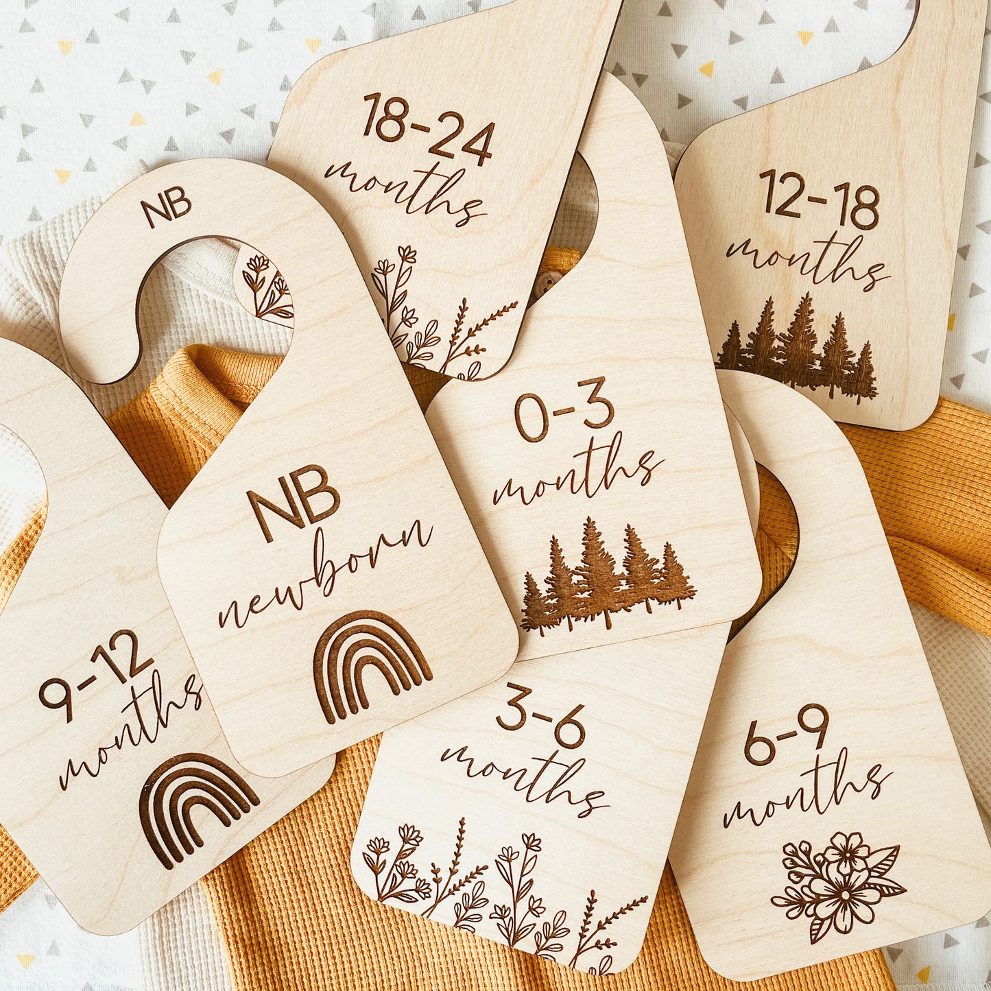 Engraved Closet Divider Set