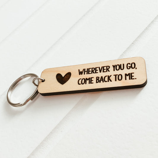 Wherever You Go Keychain
