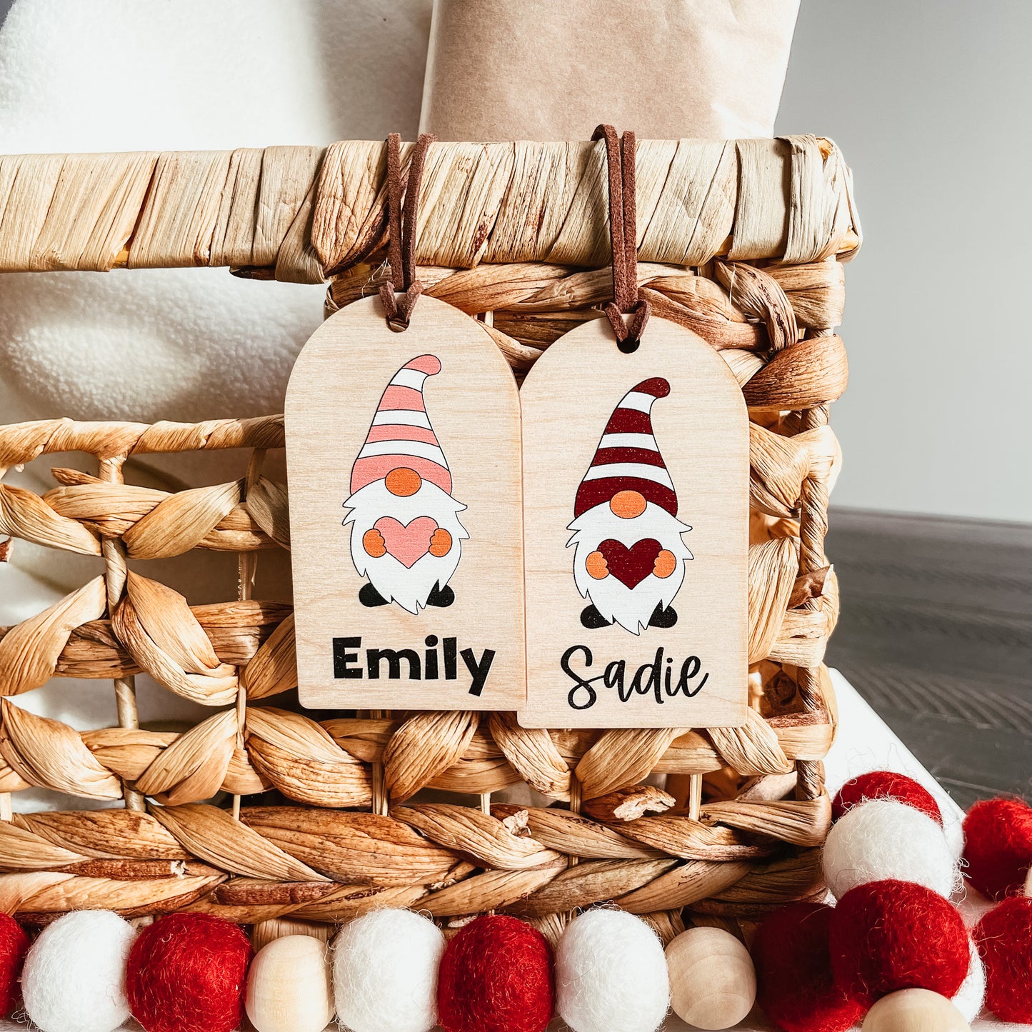 Gnome Valentine's Day Tag