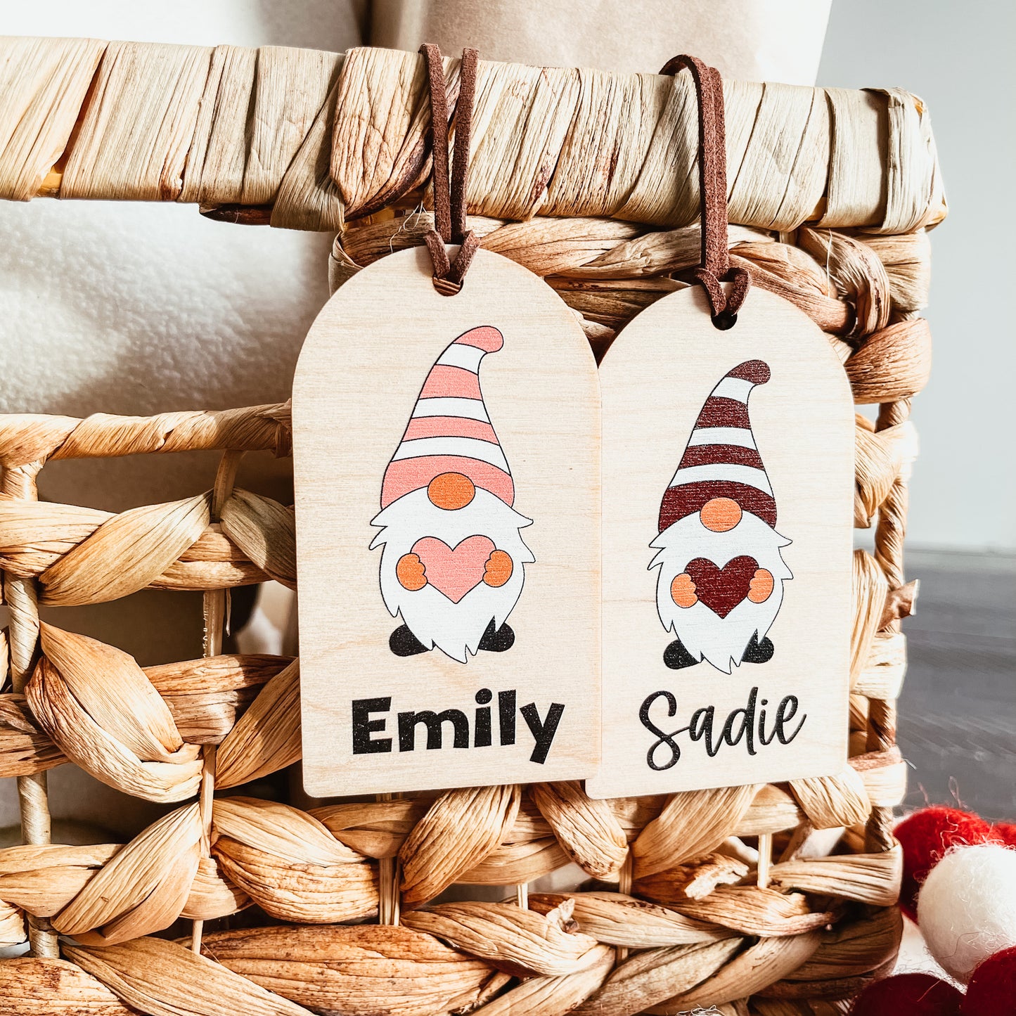 Gnome Valentine's Day Tag