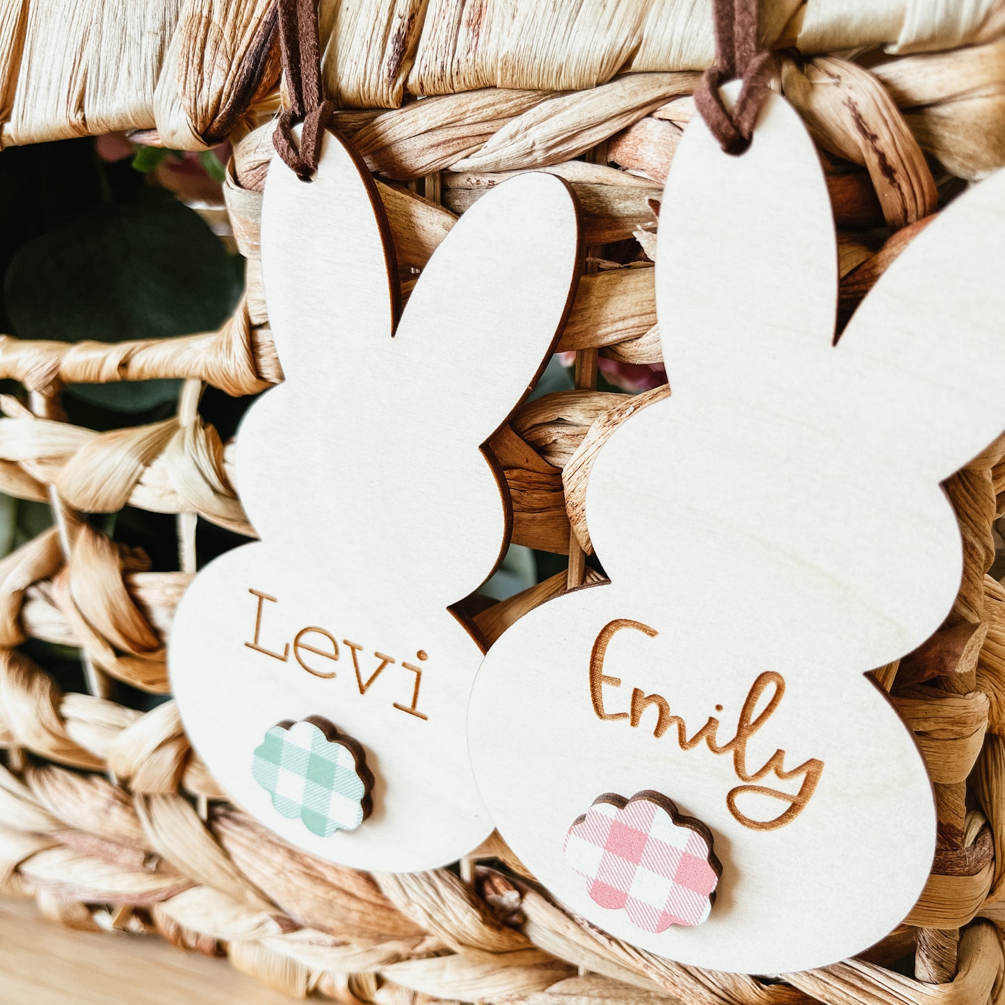 Bunny Tag With Tail