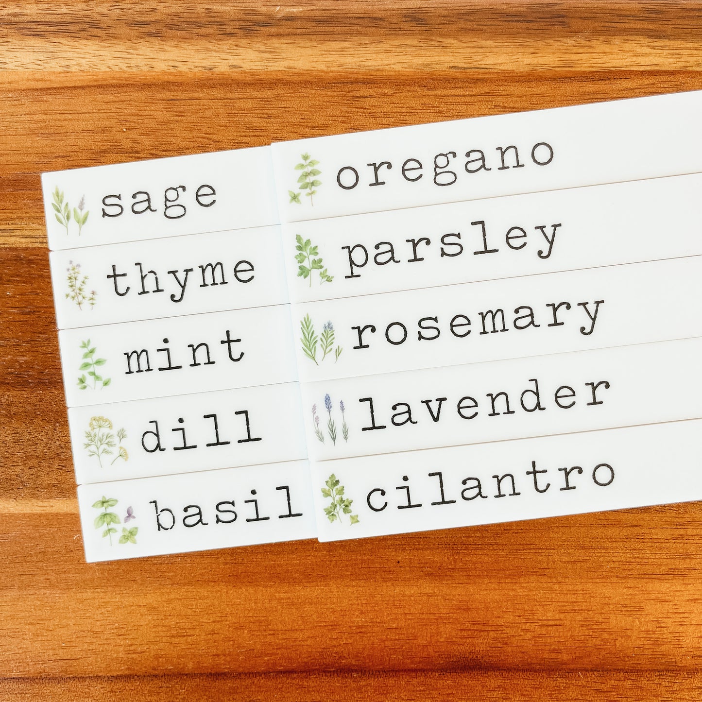 Herb Plant Marker Set