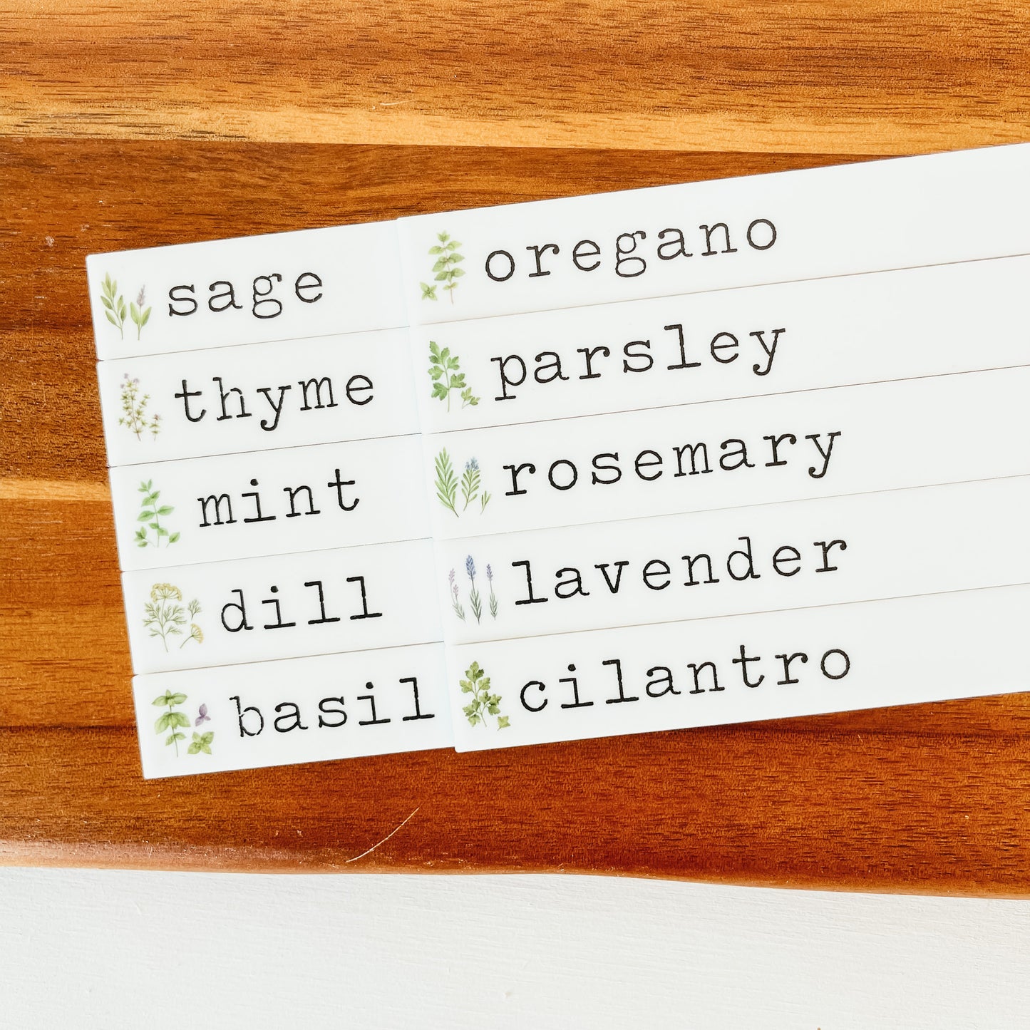 Herb Plant Marker Set