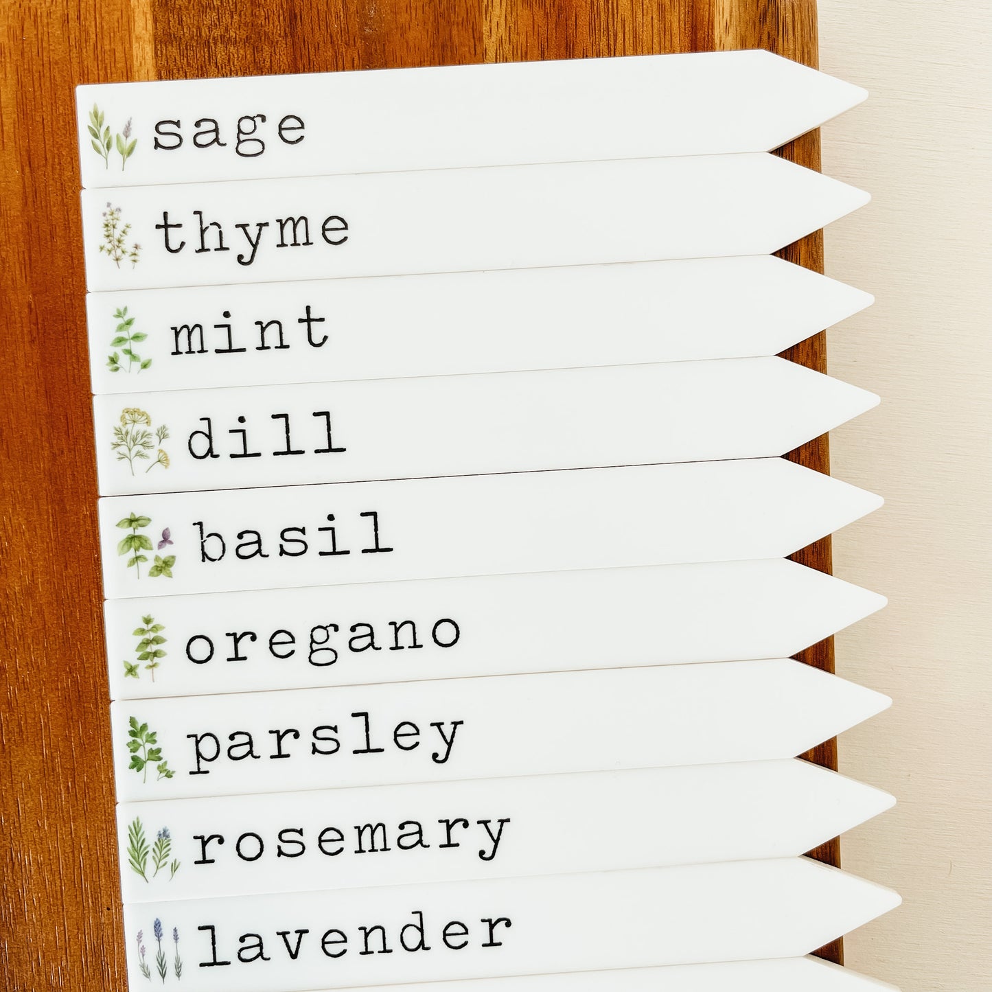 Herb Plant Marker Set