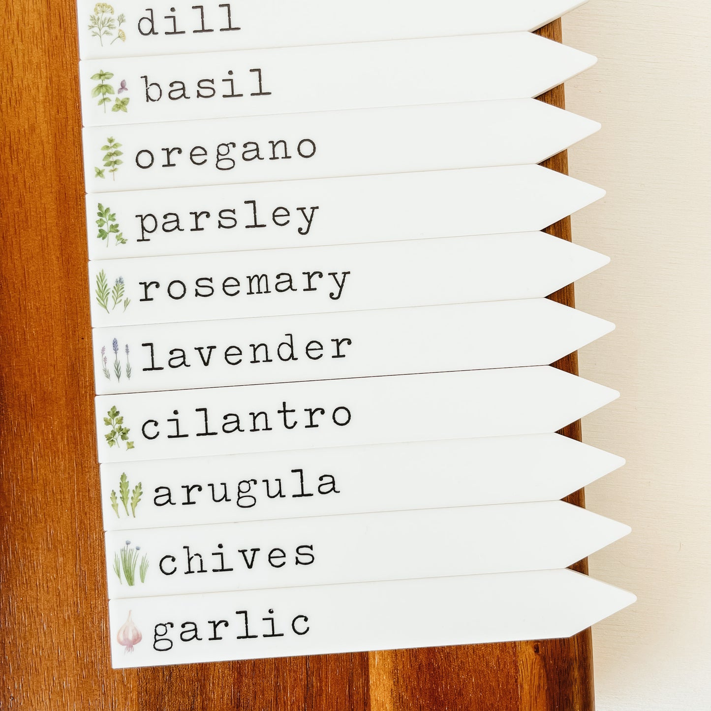 Herb Plant Marker Set