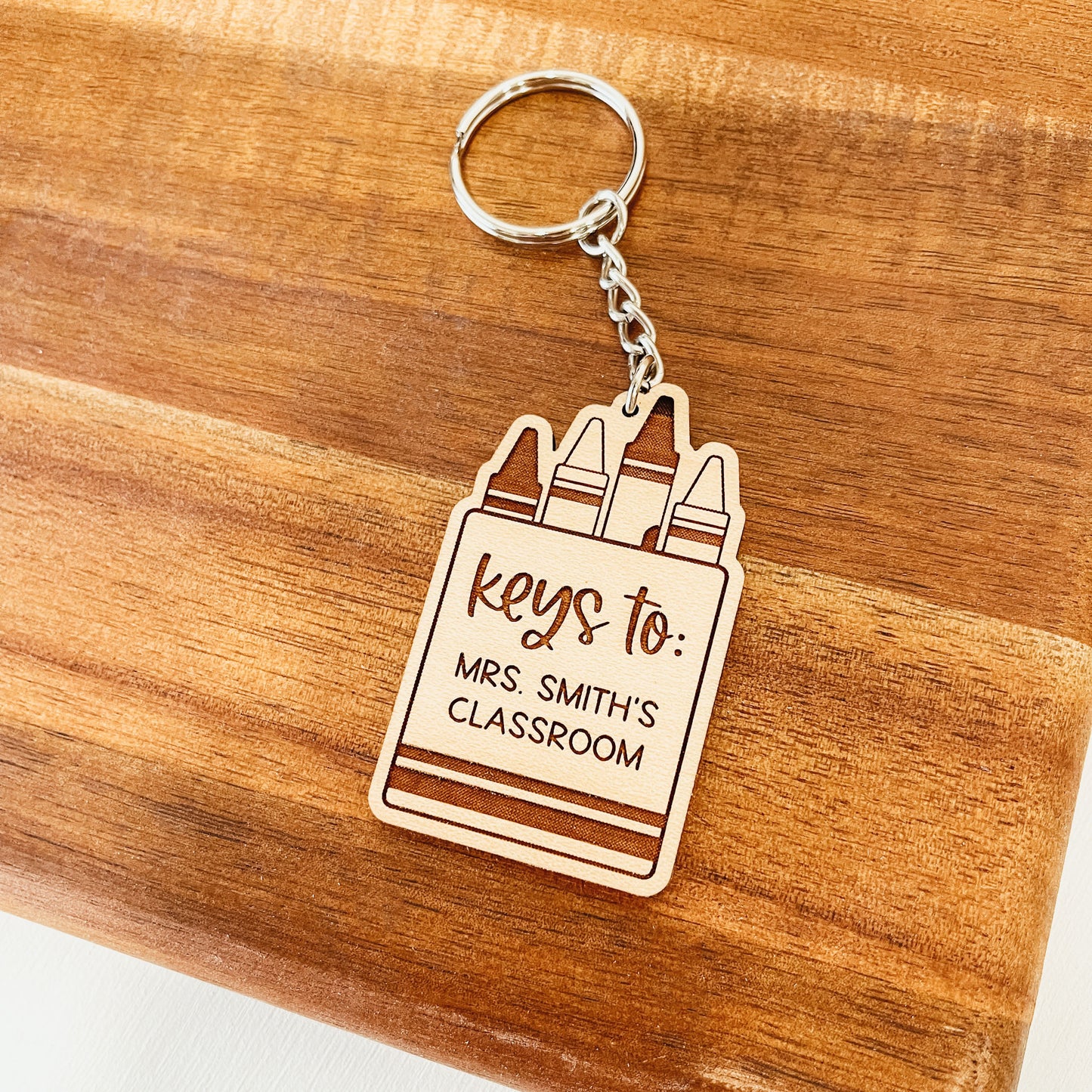 Personalized Classroom Keychain