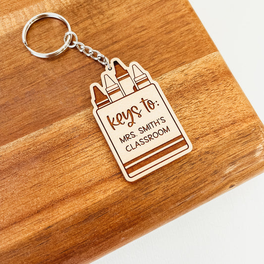 Personalized Classroom Keychain