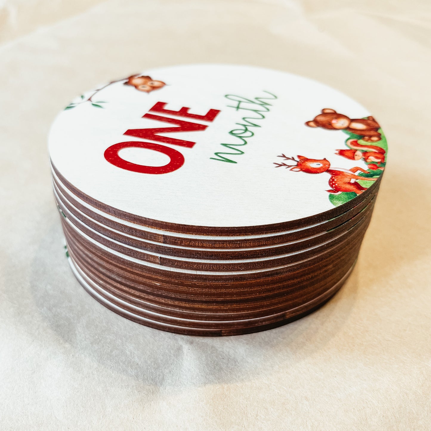 Woodland Monthly Milestone Set