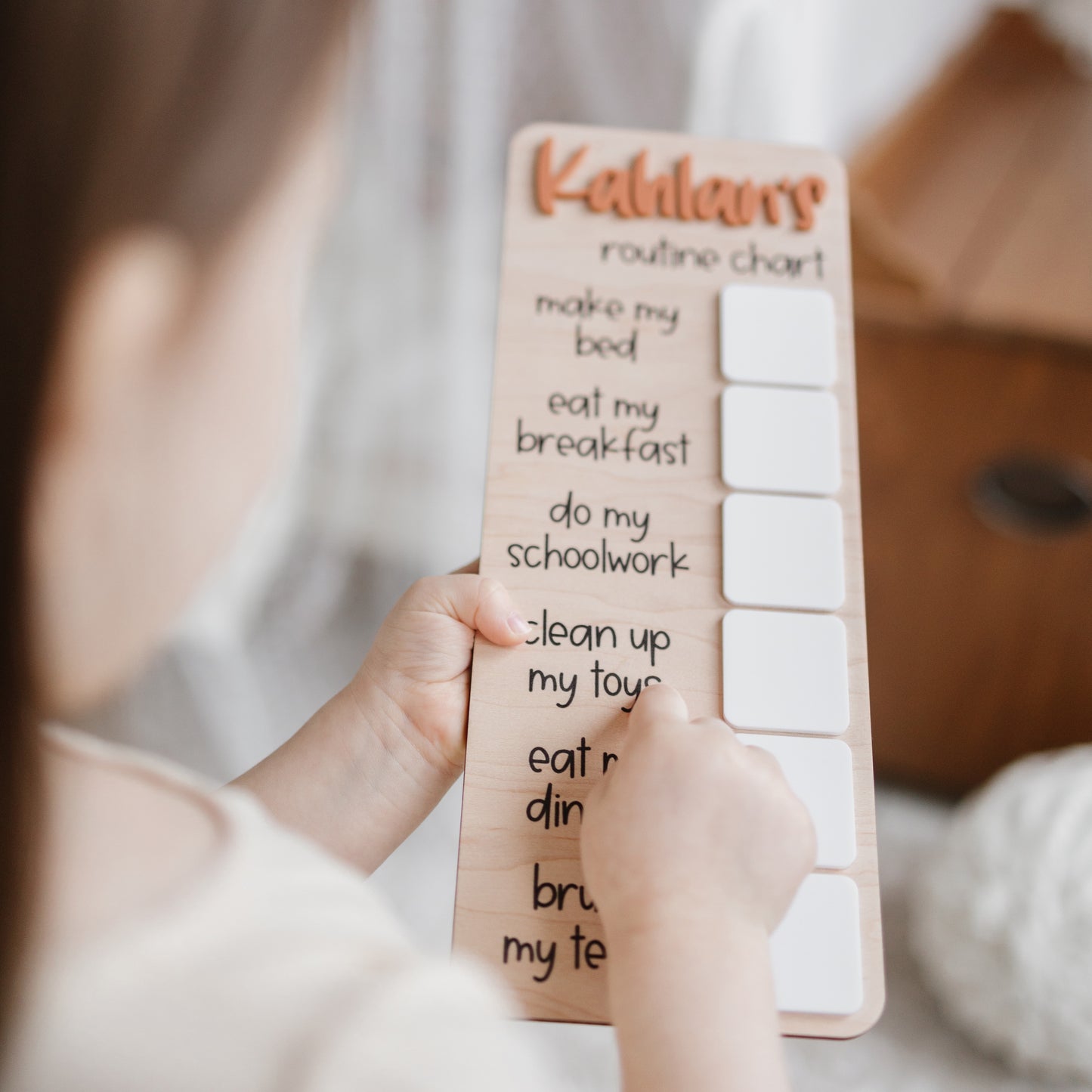 Personalized Magnetic Chore Chart