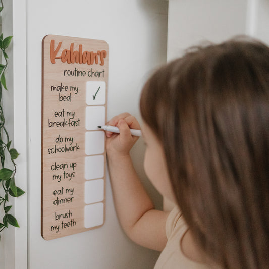 Personalized Magnetic Chore Chart