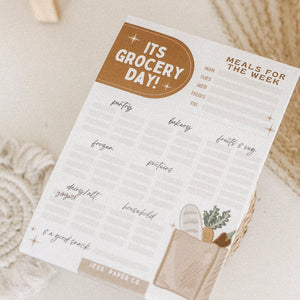 Grocery Day Notepad