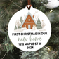 Personalized New Home Christmas Ornament