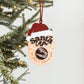 Personalized Santa Cam Christmas Ornament 2024 Version