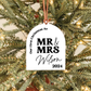 First Christmas As Mr. And Mrs. Arch Ornament