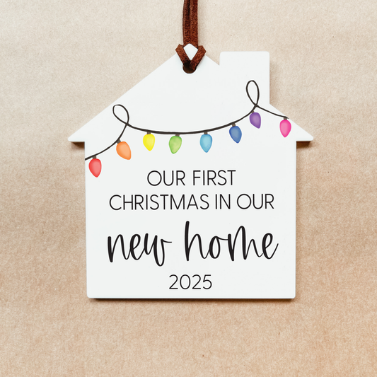 New Home 2025 Christmas Ornament
