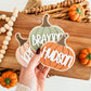 3D Pumpkin Tag