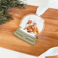 Snow Globe Custom Text and Photo Christmas Ornament