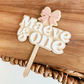 Bow Birthday Cake Topper