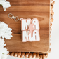 3D Acrylic MAMA Lightening Bolt Keychain