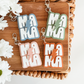 3D Acrylic MAMA Lightening Bolt Keychain