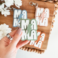 3D Acrylic MAMA Lightening Bolt Keychain