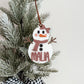 3D Snow Person Stocking Tag
