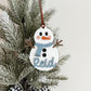 3D Snow Person Stocking Tag