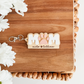 Personalized Paw Print Mom Keychain